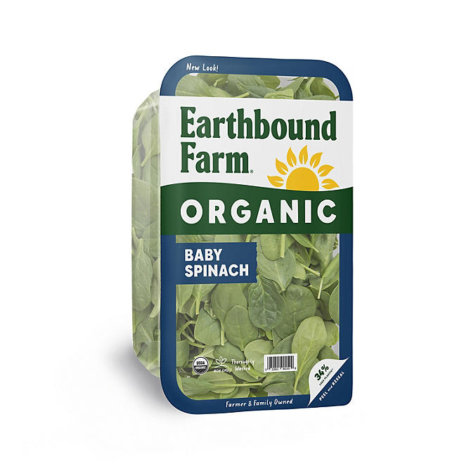 Organic Baby Spinach, 16 oz