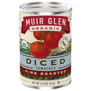 Muir Glen Organic Fire Roasted Diced Tomatoes, 14.5 oz