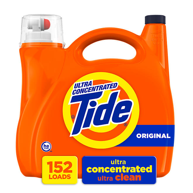 Detergente líquido para ropa, original, 152 cargas, 170 oz