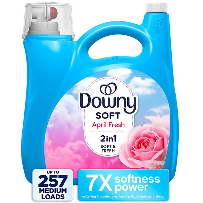 Liquid Fabric Softener, April Fresh, 257 loads, 150 oz