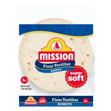 Large Burrito Flour Tortillas, 20 ct