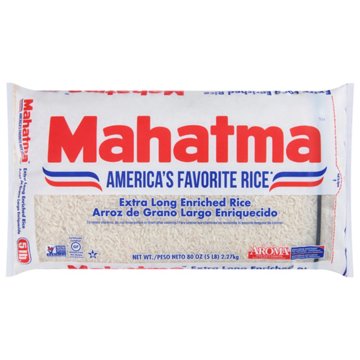 Mahatma Extra Long Grain White Rice, 5 lb