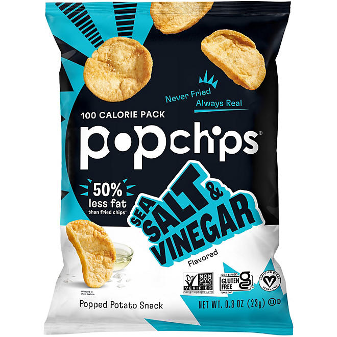 Chips de sal marina y vinagre, 0,8 oz
