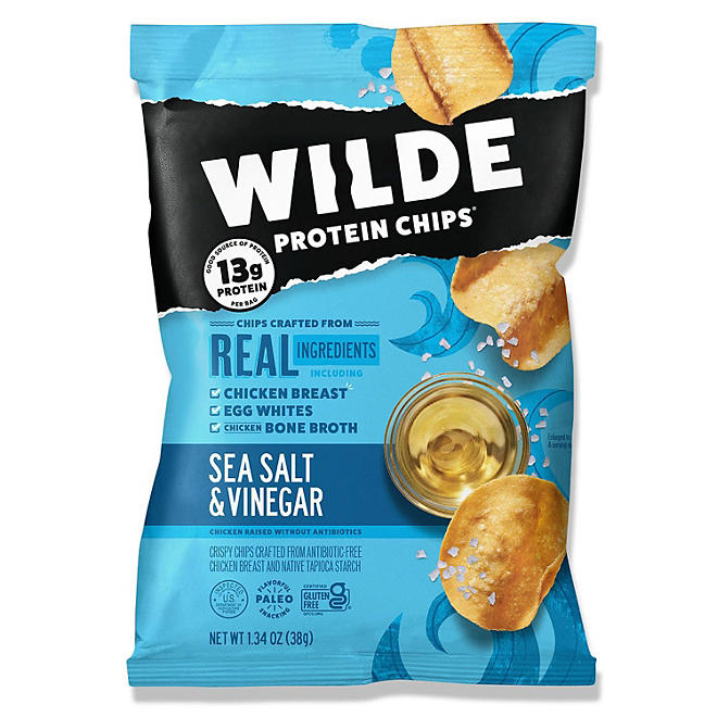Sea Salt & Vinegar Protein Chips, 1.34 oz