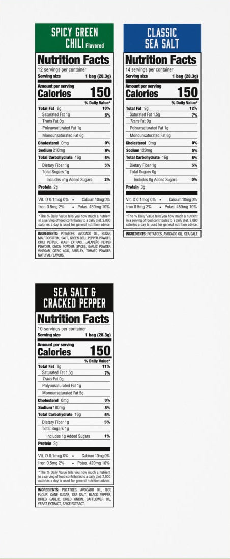 Papas fritas estilo hervidor Boulder Canyon, 1 oz