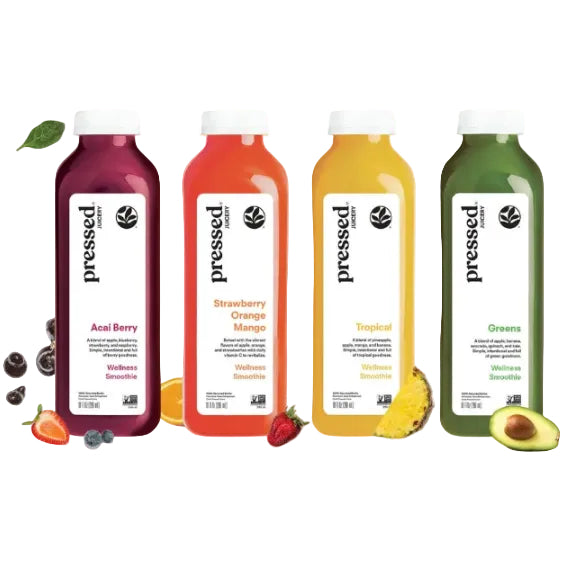Pressed Juicery Wellness Smoothie Variety Pack, 10 fl oz