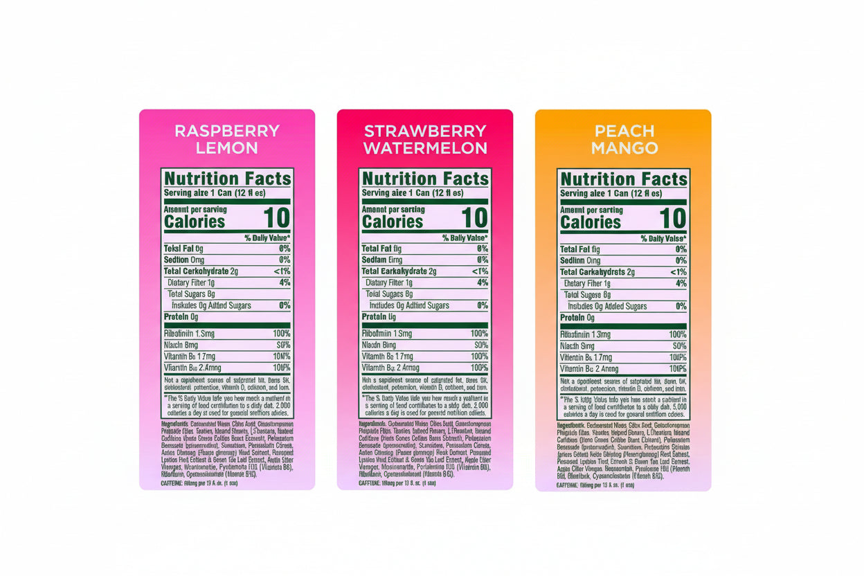 Bebida energética con gas Bloom, 12 onzas líquidas