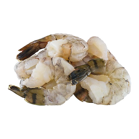 Frozen Peeled Deveined Tail-Off Large Raw Shrimp, 41 - 50 ct/lb, 1 lb