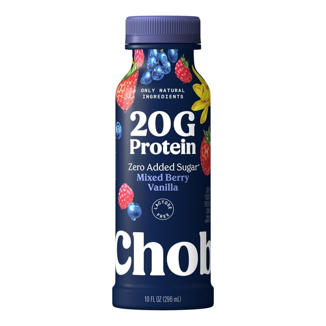 Mixed Berry Vanilla Low Fat Greek Yogurt Drink, 10 oz