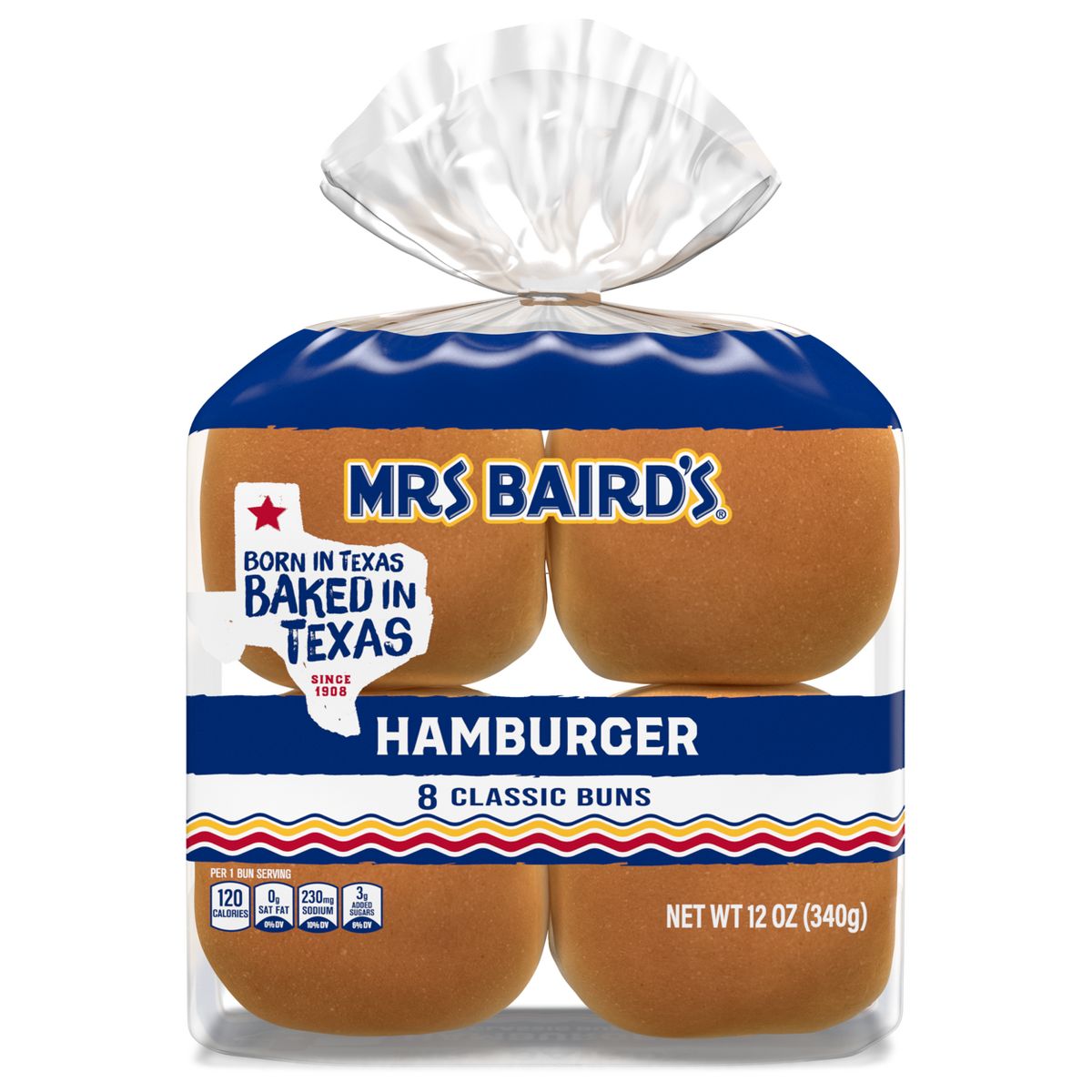 Hamburger Buns, 6 ct