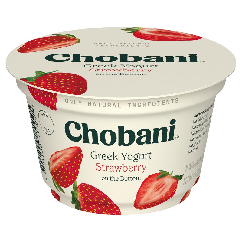 Yogur griego de fresa, 5.3 oz