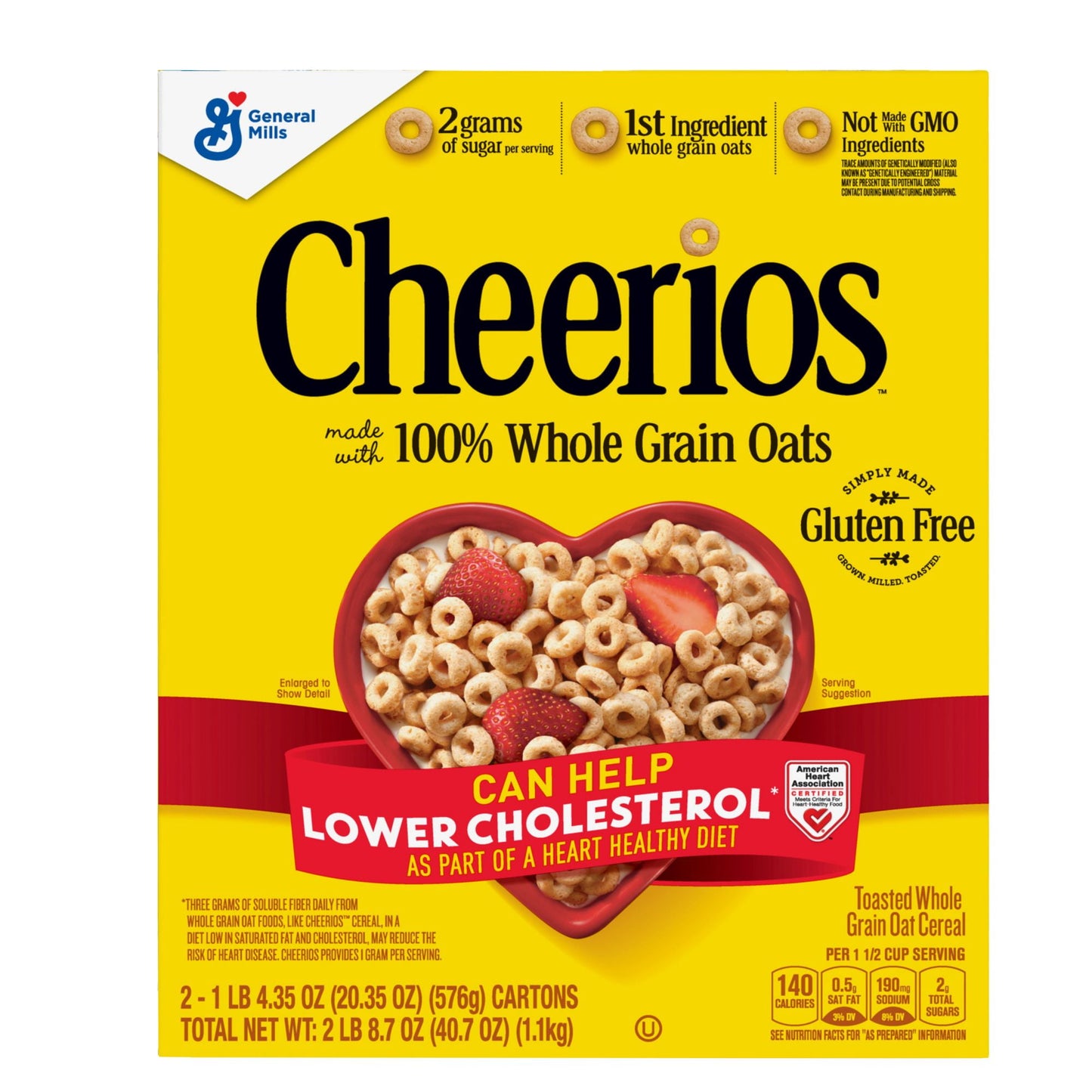 Cereal Cheerios, 40.7 oz