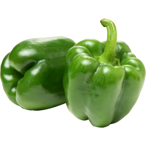 Pimiento morrón verde, cada uno