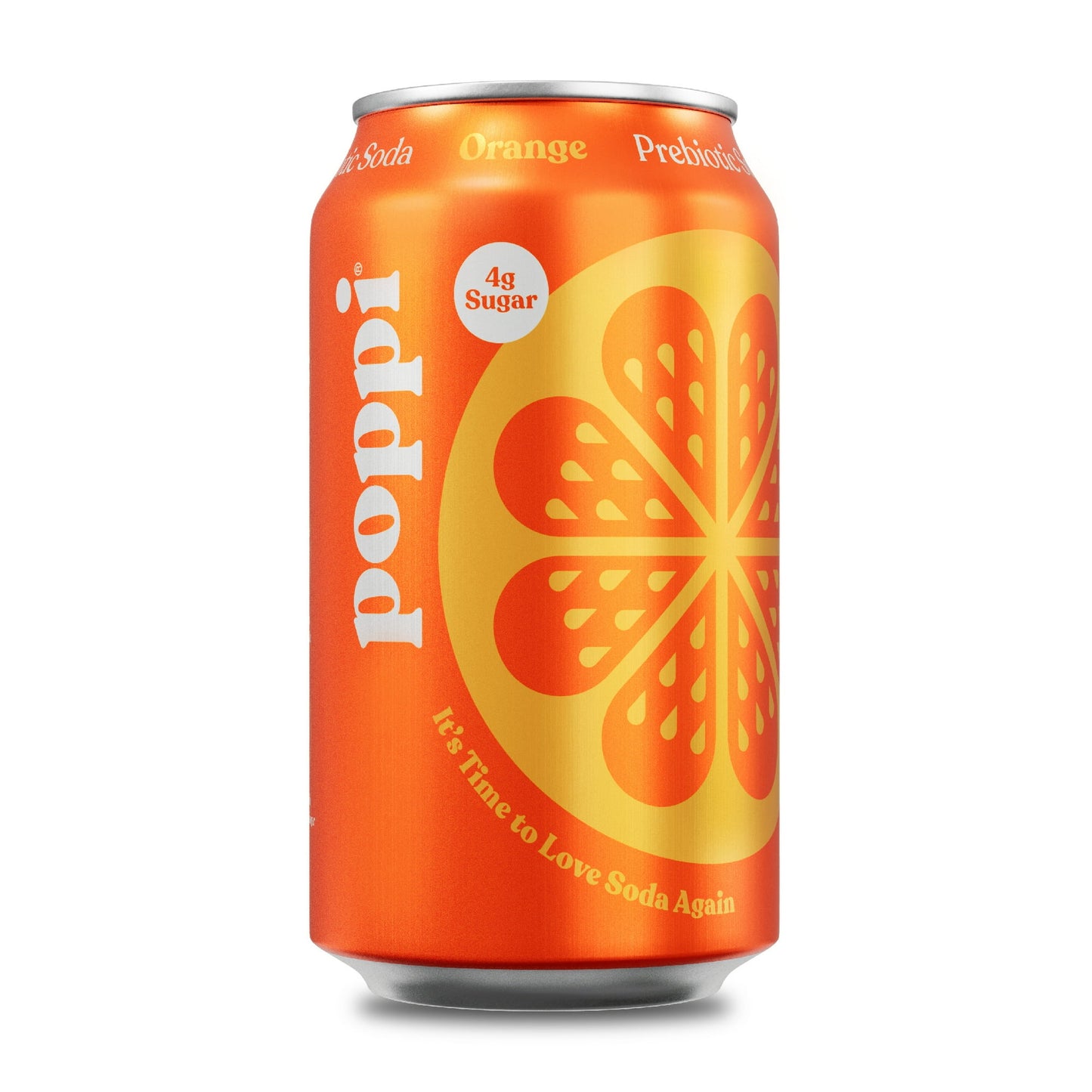 Orange Prebiotic Soda, 12 oz