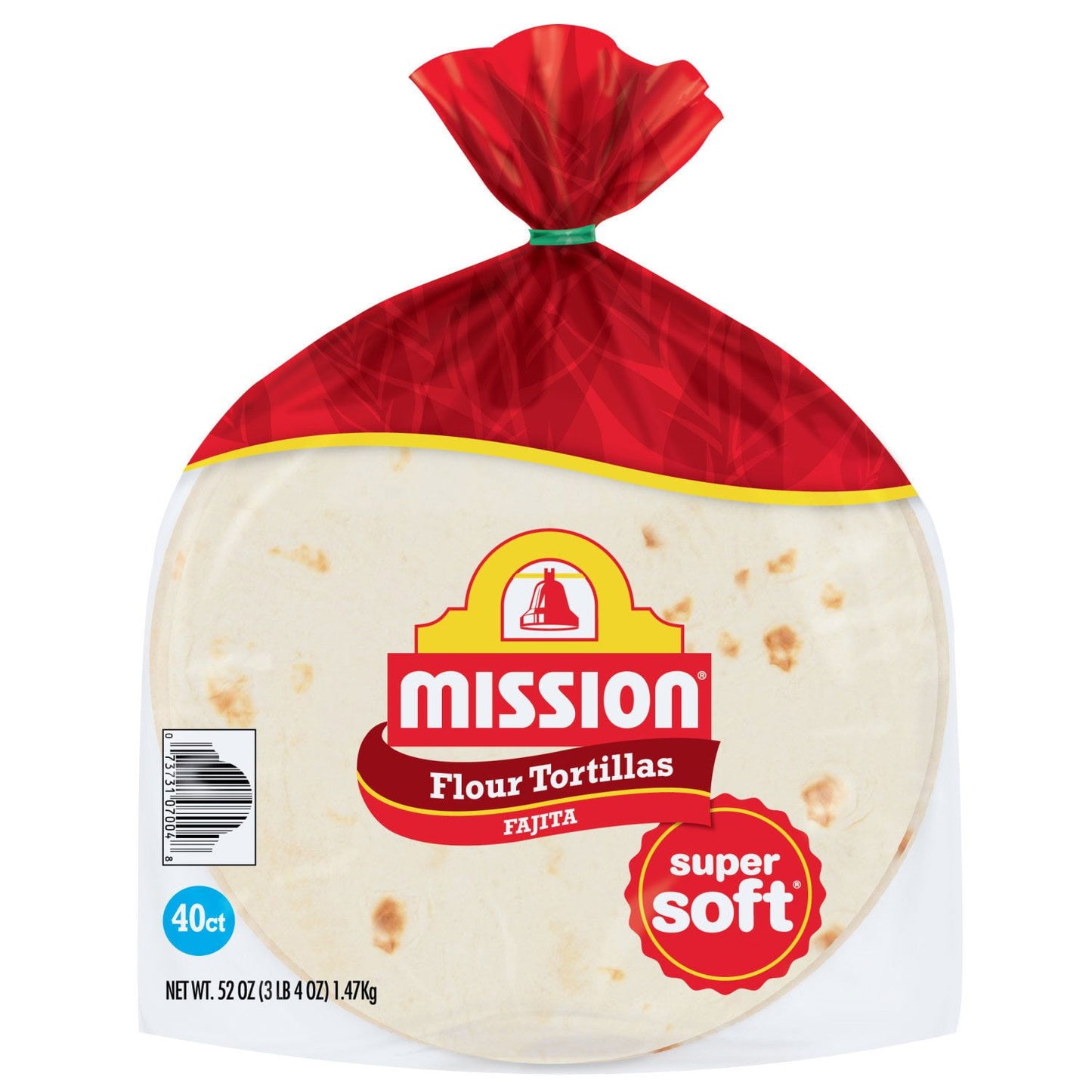 Mission 6" Tortillas de Harina para Fajitas, 40 ct