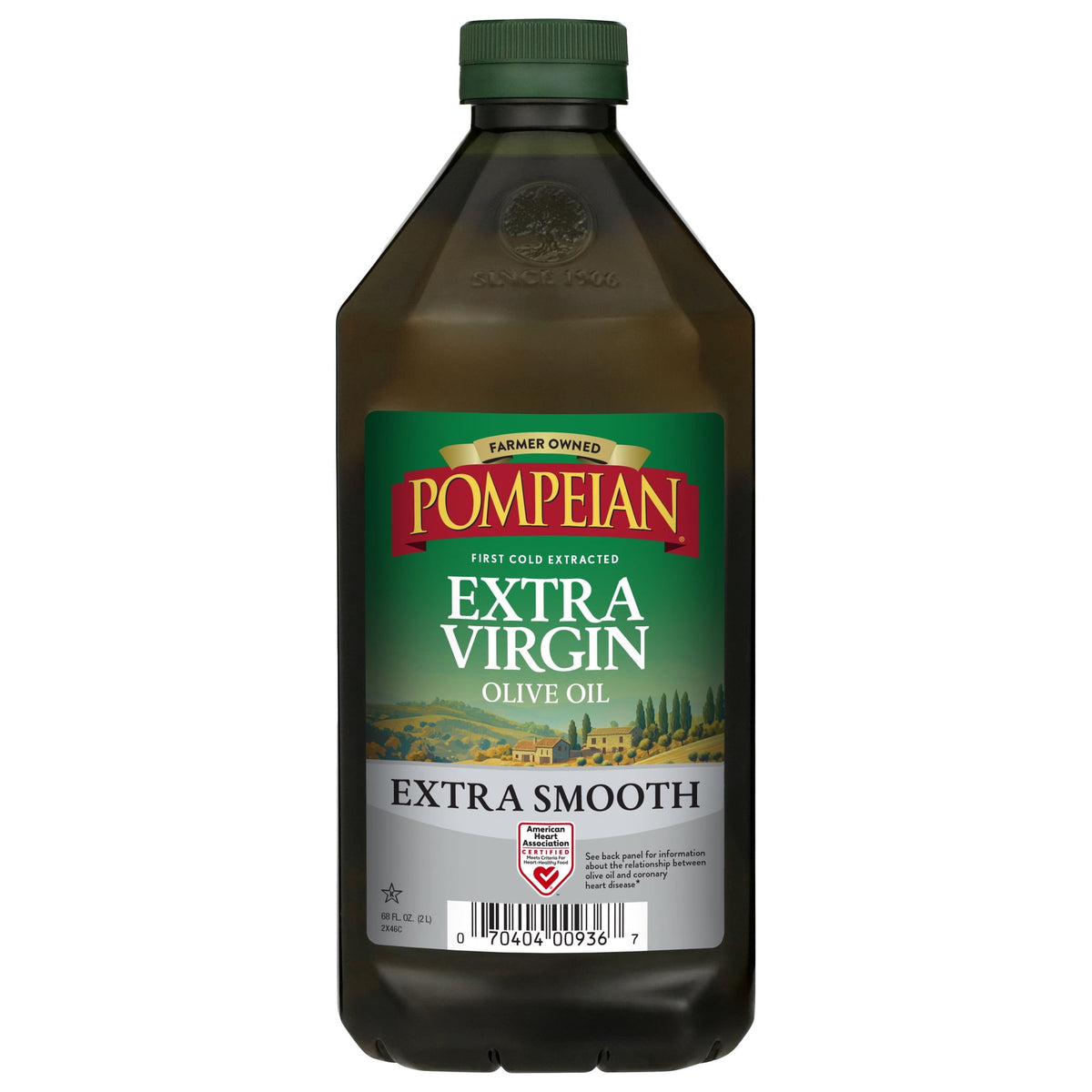 Aceite de oliva virgen extra Pompeian Extra Suave, 68 fl. oz