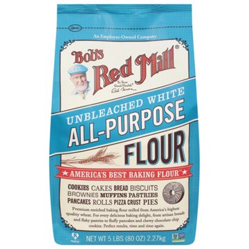 Bob's Red Mill Unbleached White All-Purpose Flour, 5 lb