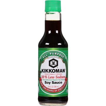 Kikkoman Less Sodium Soy Sauce, 10 oz