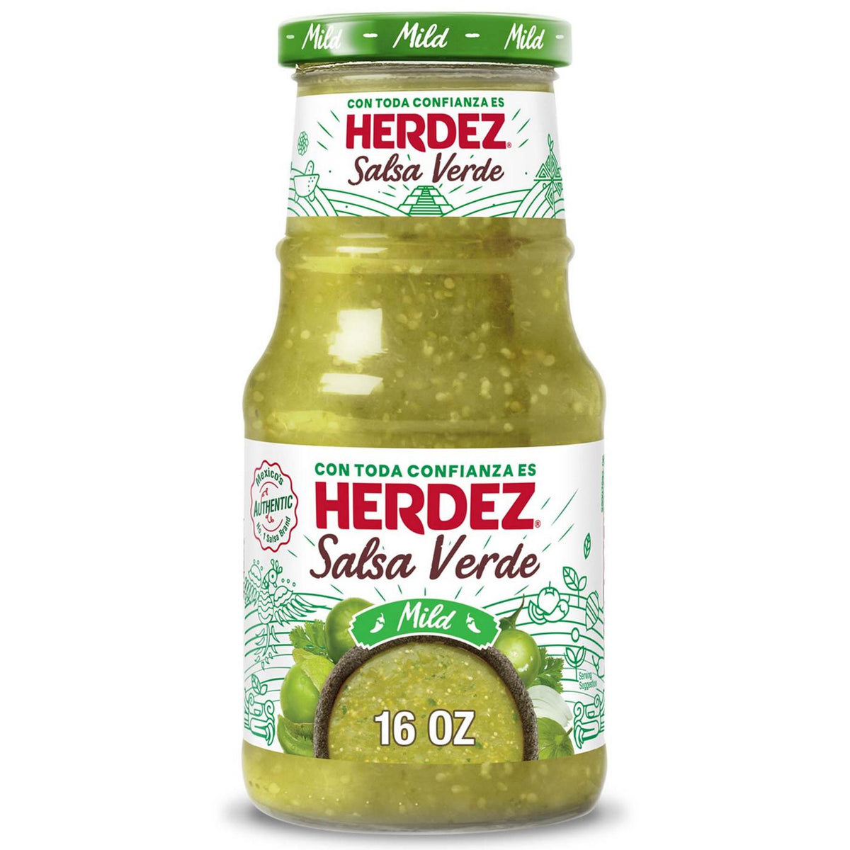 Herdez Mild Salsa Verde, 16 oz