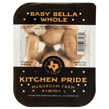 Fresh Whole Baby Bella Mushrooms (Cremini)
