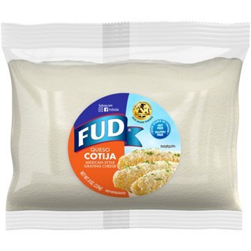 FUD Queso Cotija Mexican Style Grated Cheese, 8 oz