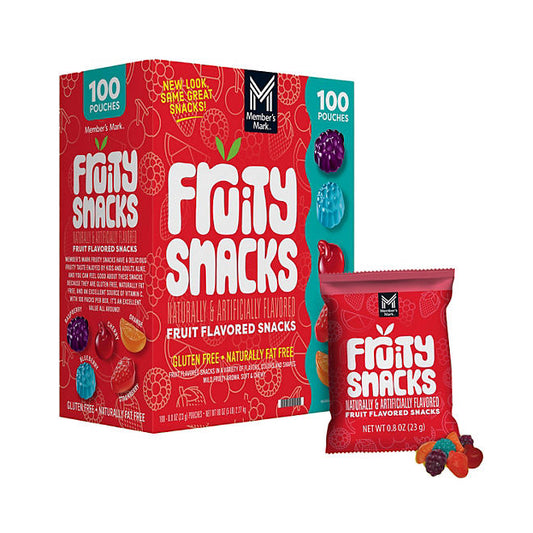 Fruity Snacks, 0.8 oz., 100 pk.