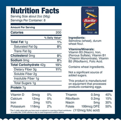 Barilla Paquete variado de pasta sin gluten, 340 g