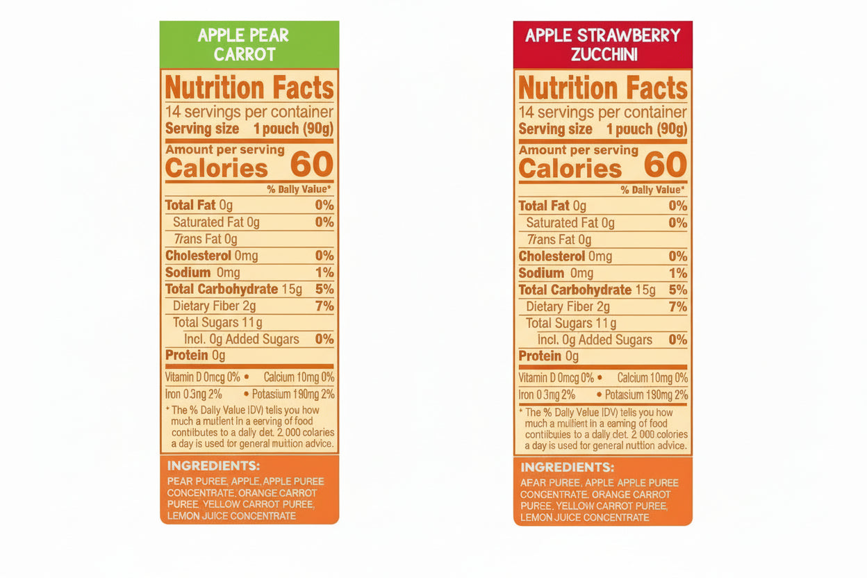 GoGo SqueeZ Fruit & VeggieZ Applesauce Pouches, 3.2 oz