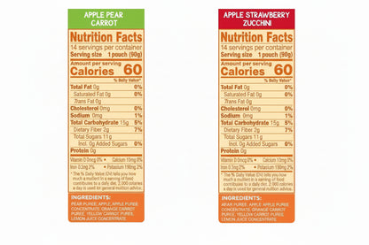 GoGo SqueeZ Fruit & VeggieZ Applesauce Pouches, 3.2 oz