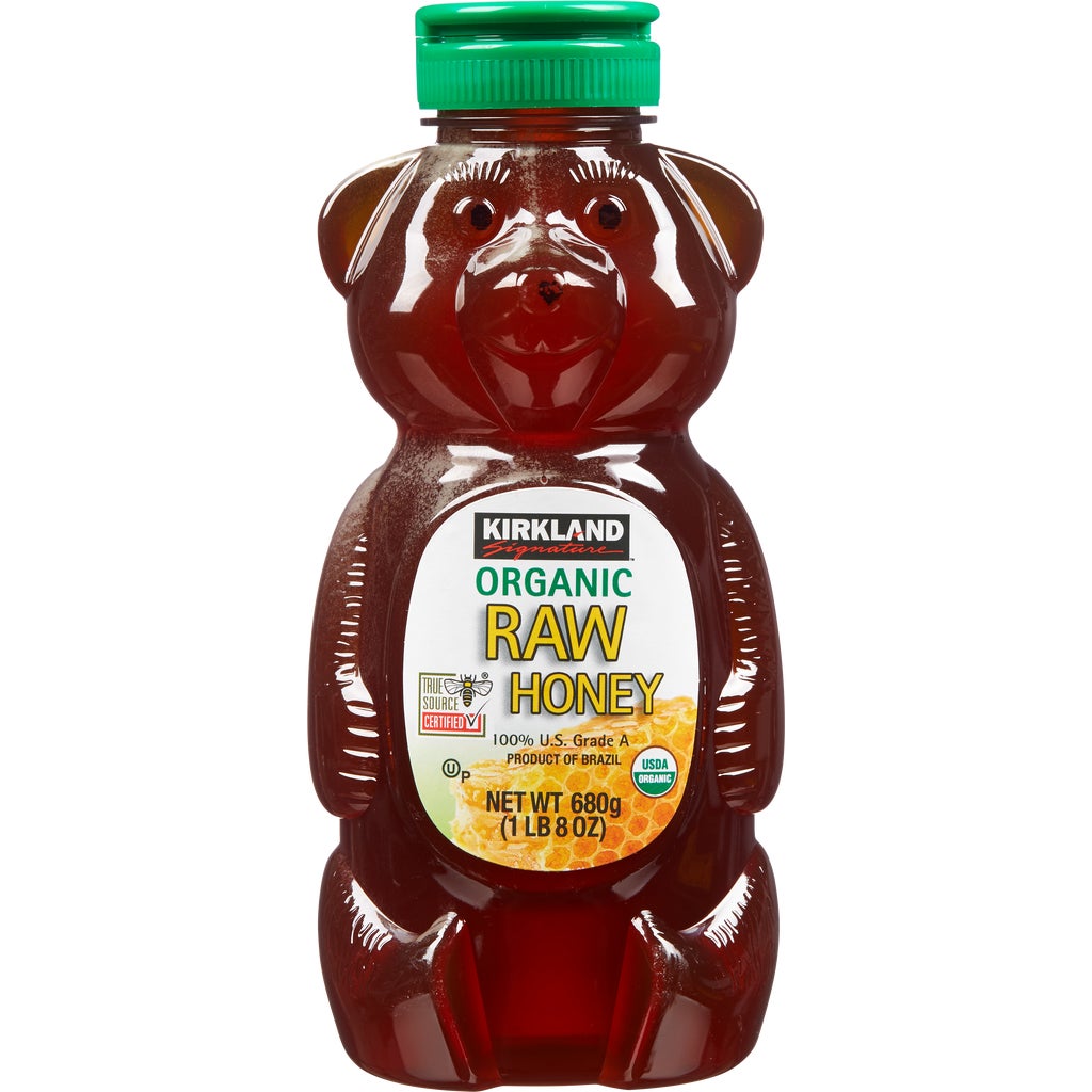Miel cruda orgánica Kirkland Signature, 24 oz