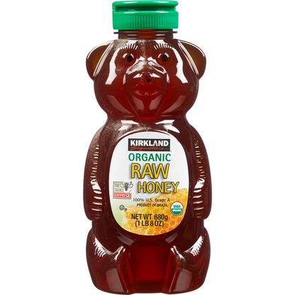 Miel cruda orgánica Kirkland Signature, 24 oz