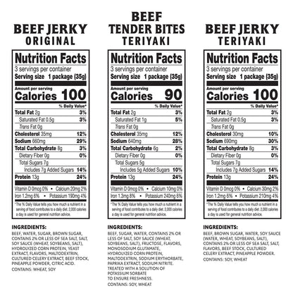 Jack Link’s Protein Variety Snack Box, 1.25 oz