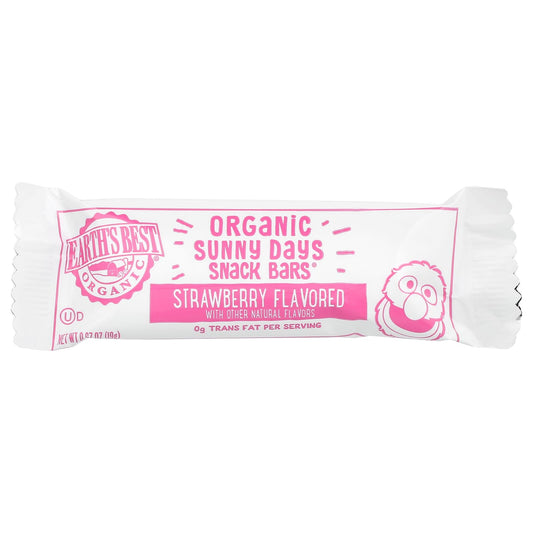Earth's Best Sunny Day Bars, Strawberry, .67 oz