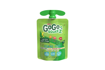 Bolsitas de puré de manzana GoGo SqueeZ, 3.2 oz