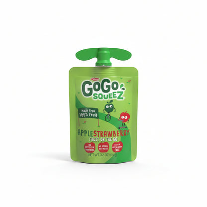 Bolsitas de puré de manzana GoGo SqueeZ, 3.2 oz