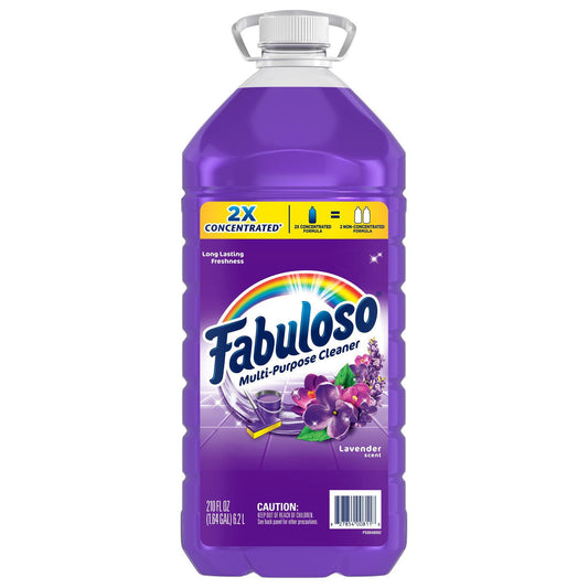 Fabuloso 2X Concentrated Multi-Purpose Cleaner, Lavender, 210 fl oz