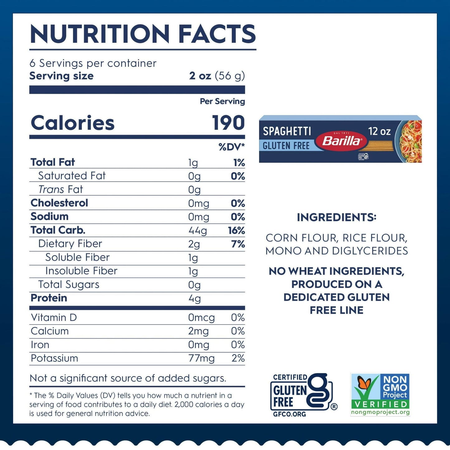 Barilla Paquete variado de pasta sin gluten, 340 g