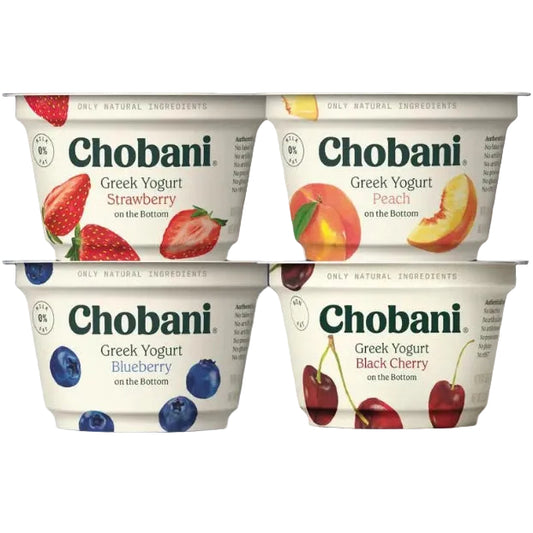 Chobani Nonfat Greek Yogurt Fruit On The Bottom, 5.3 oz