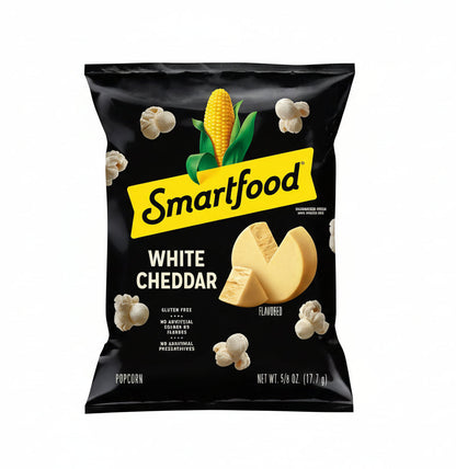 Palomitas de maíz Smartfood, queso cheddar blanco, 0.625 oz