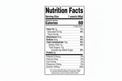 Bolsitas de batido de frutas y avena Brainiac, 3.2 oz