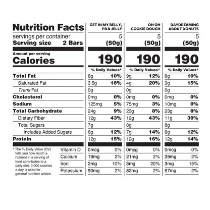 TRUBAR Plant Based Mini Protein Bars, 3 flavors