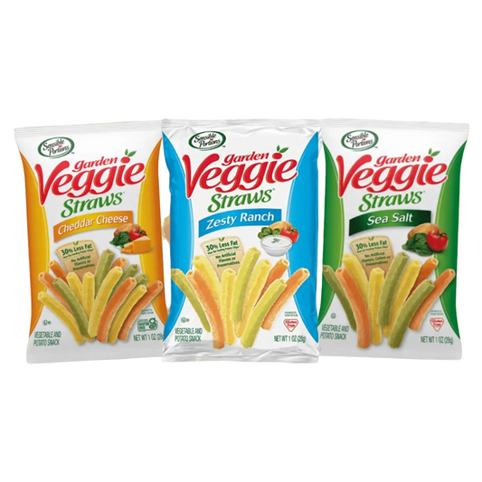 Paja de verduras de jardín Sensible Portions, 1 oz