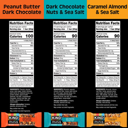 KIND Minis Snack Bar Variety Pack, 6 Pack