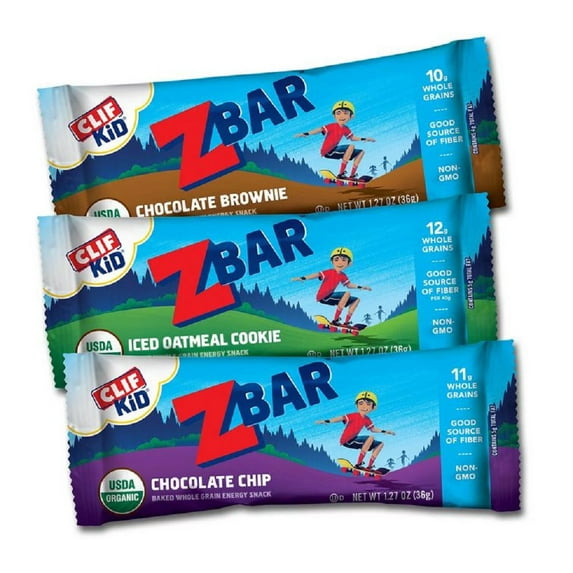 CLIF Kid Zbar Organic Snack Bar Variety Pack, 6 Pack
