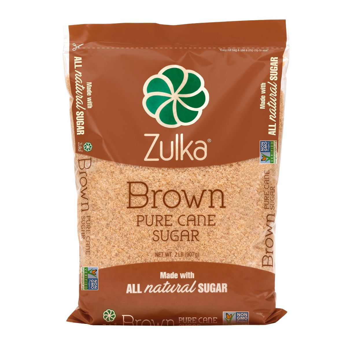 Zulka Brown Pure Cane Sugar, 1 lb