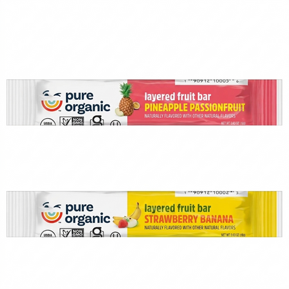 Pure Organic Variety Pack Layered Fruit Bars, 0.63 oz