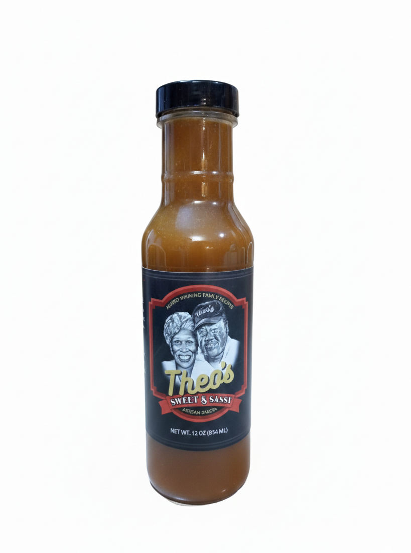 Salsa dulce y picante de Theo, 12 oz