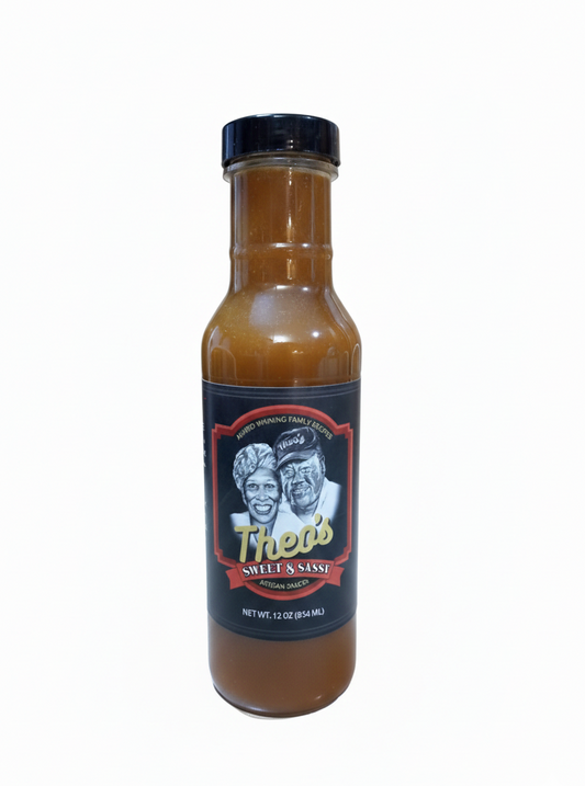 Salsa dulce y picante de Theo, 12 oz
