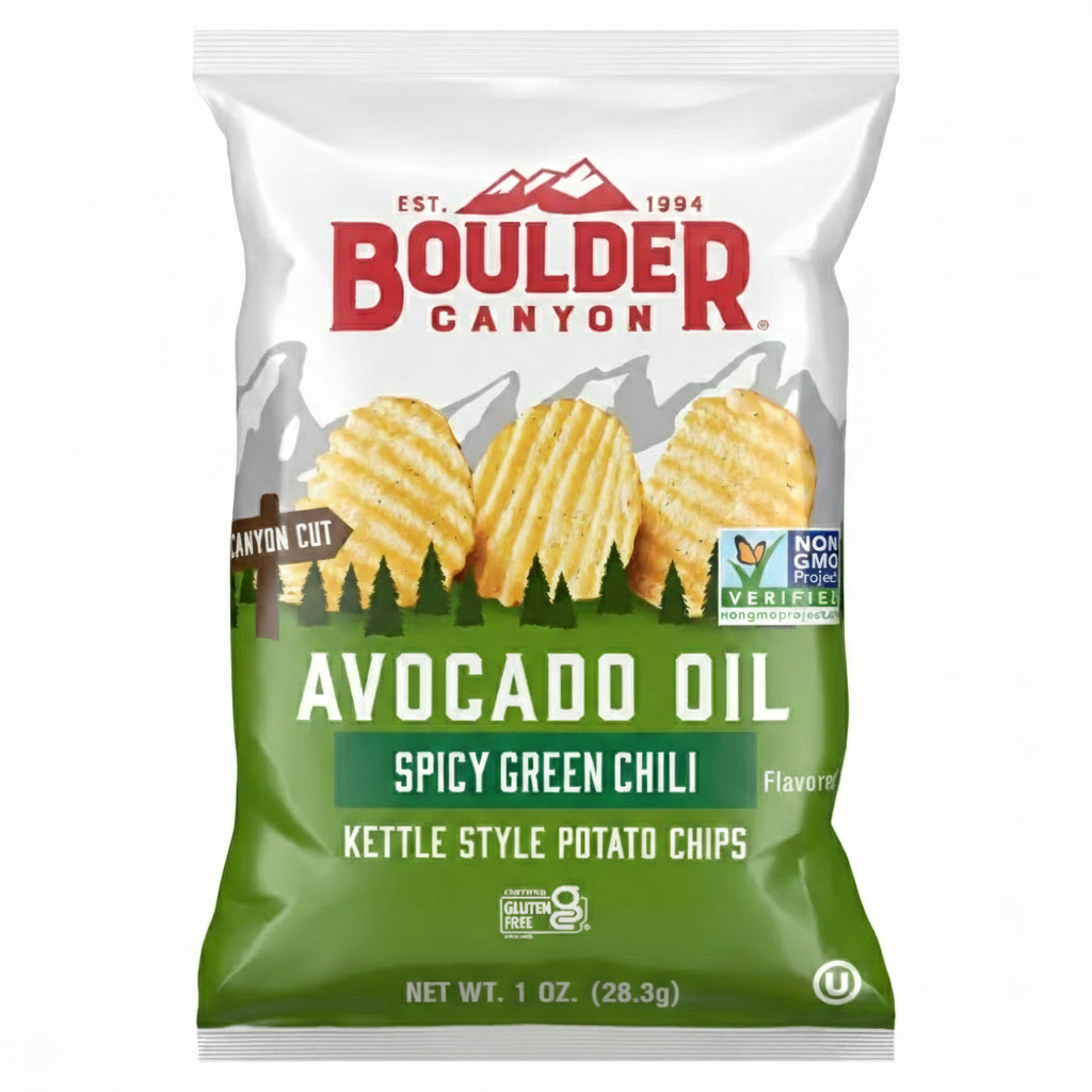 Papas fritas estilo hervidor Boulder Canyon, 1 oz