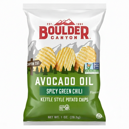 Papas fritas estilo hervidor Boulder Canyon, 1 oz